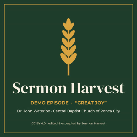 Episode cover: Sermon Harvest demo episode, Great Joy
